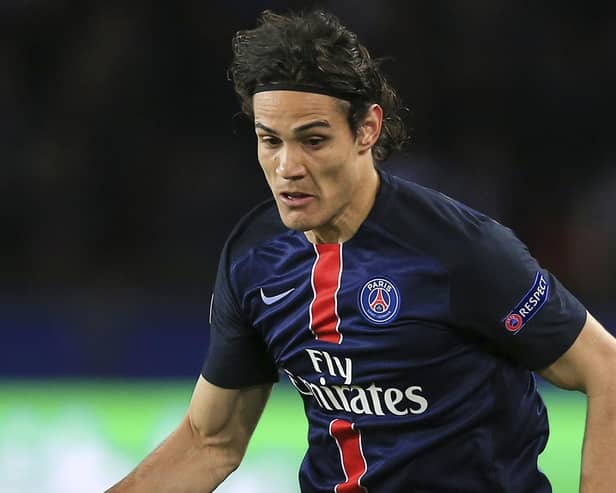 Striker Edinson Cavani