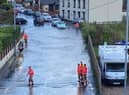 Wigan Lower Road under water