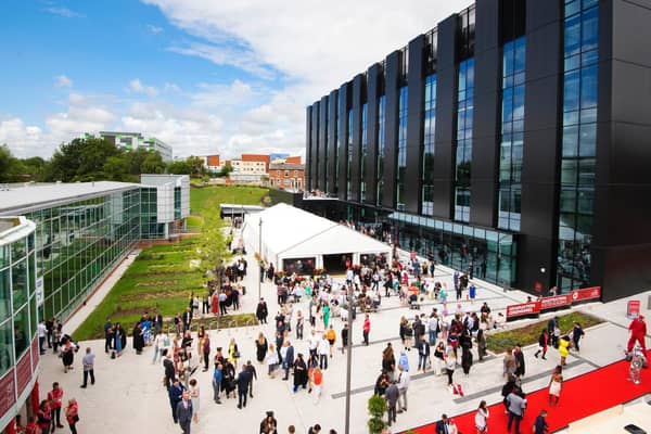 Last year UCLan  graduation ceremonies were held on campus for the first time