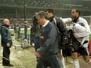 Kevin Keegan after the World Cup qualifying match against Germany at Wembley Stadium in 2001