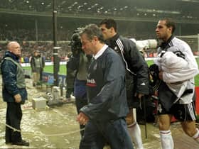 Kevin Keegan after the World Cup qualifying match against Germany at Wembley Stadium in 2001