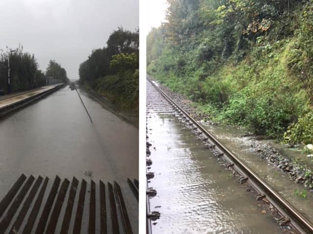 There has been flooding between Wigan and Southport