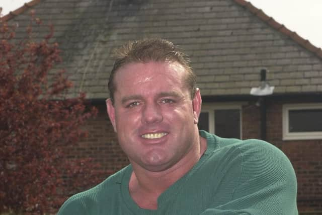 Davey Boy Smith on a trip back to Wigan