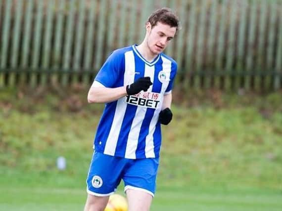 Will Keane during his loan spell with Latics in 2013