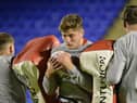 Ethan Havard in training
