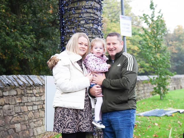 Lindsay and Paul with daughter Olivia