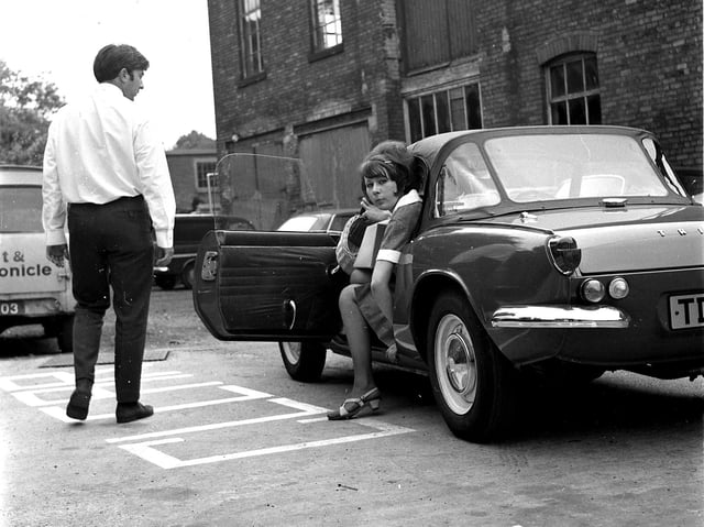 In 1968 reporters at the Wigan Evening Post and Chronicle we ran a feature about how a lady should alight from a sixties British sports car, namely a Triumph Spitfire in these pictures from the Post archives.