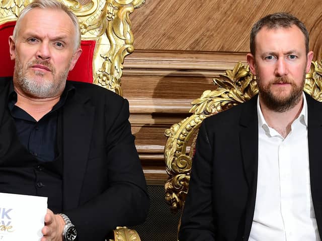 Greg Davies and Alex Horne keep order on the new series of Taskmaster