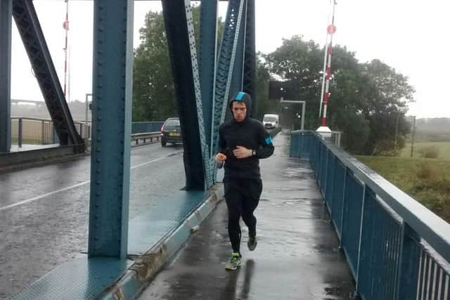 Chris Devine completed 15 marathons in just over a month