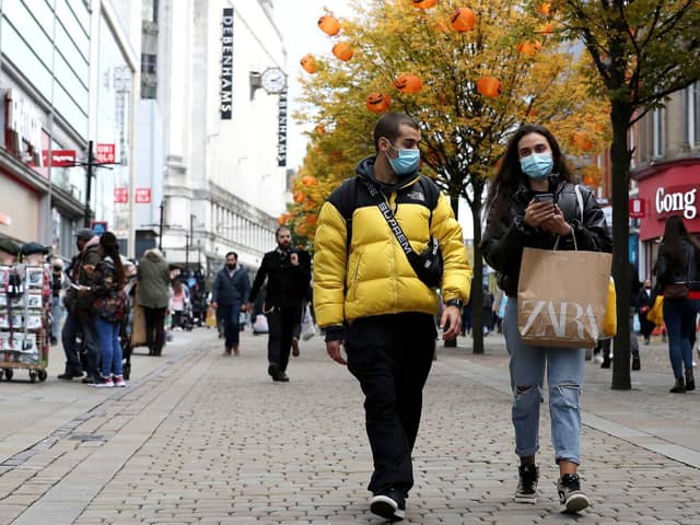 People wearing masks