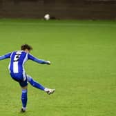 Tom Pearce scores against Port Vale in the EFL Trophy