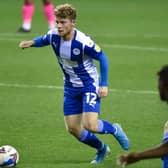 Matty Palmer in action against Peterborough