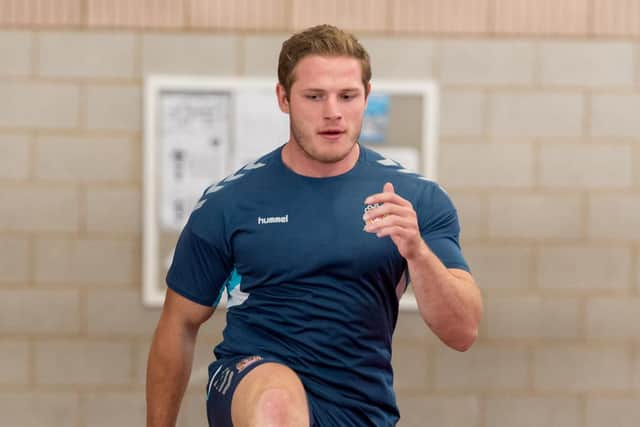 Prop George Burgess in training