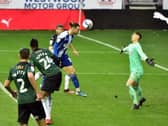 Will Keane heads home the equaliser