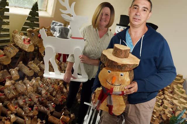 Janice and Justin Hinden have already sold out of some of their most popular festive items