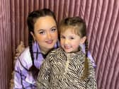 Jordon Seddon, from House of Sass, and five-year-old daughter Paiten