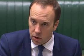 Health Secretary Matt Hancock