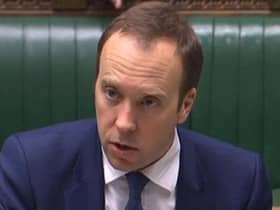 Health Secretary Matt Hancock