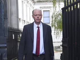 Chief Medical Officer Professor Chris Witty arrives at Downing Street in London, amid speculation Prime Minister Boris Johnson will impose a national lockdown in England next week