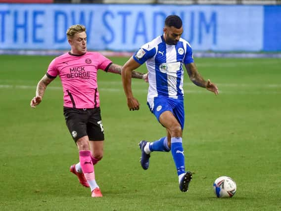 Former Blackpool man Curtis Tilt is hoping to return for Latics at Bloomfield Road