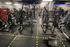 Gyms had reopened and following social distancing guidelines