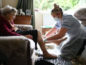 Care home visitors will be encouraged to meet their loved ones through a window or in an outside setting under new Government guidelines.