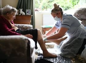 Care home visitors will be encouraged to meet their loved ones through a window or in an outside setting under new Government guidelines.