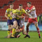 Joe Greenwood in derby action