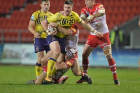 Joe Greenwood in derby action