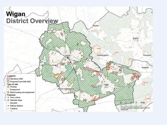 Wigan's draft spatial framework overview
