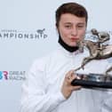 Cieren Fallon with his trophy