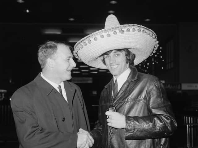 Best with then Chelsea boss Tommy Docherty, who later went on to manager the star at Old Trafford and also managed Preston