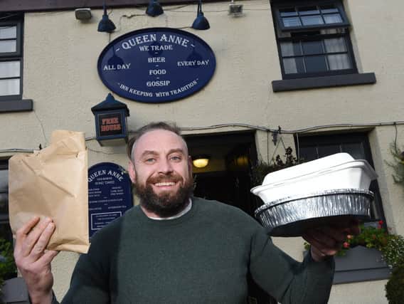 Chris Darnbrough is offering a takeaway service from The Queen Anne