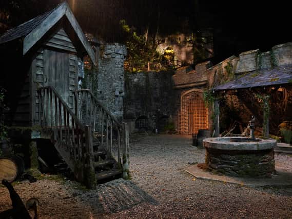 Gwrych Castle, in Abergele, has been transformed into a campsite for the new series