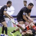 Joel Tomkins in action for Catalans