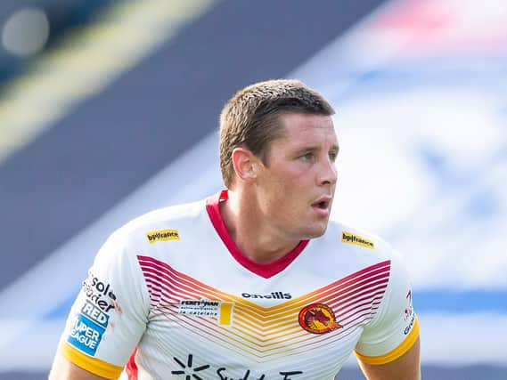 Wiganer Joel Tomkins in action for Catalans