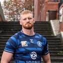 Joe Bullock models the 2021 away shirt
