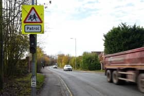 A new footpath has been created on Rectory Lane