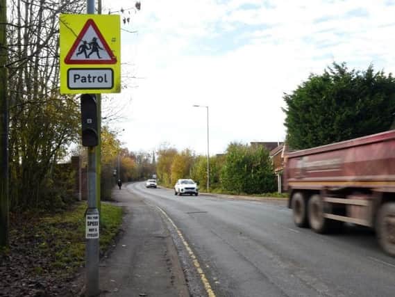 A new footpath has been created on Rectory Lane