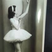 Flora as a young dancer