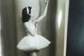 Flora as a young dancer