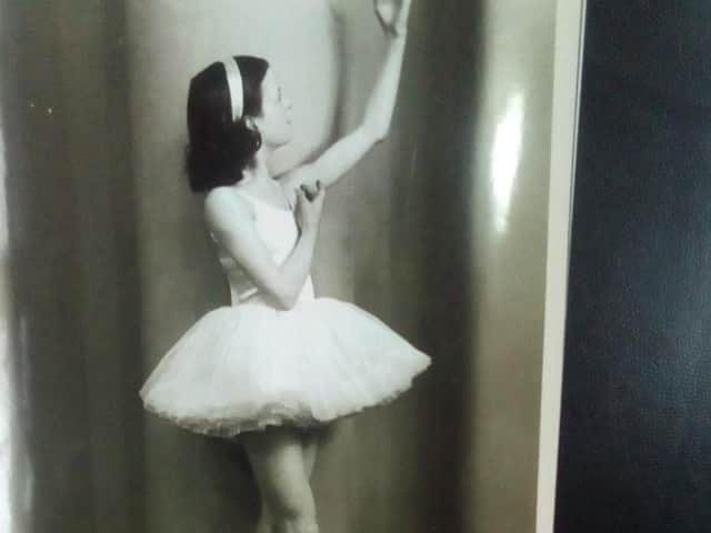 Flora as a young dancer