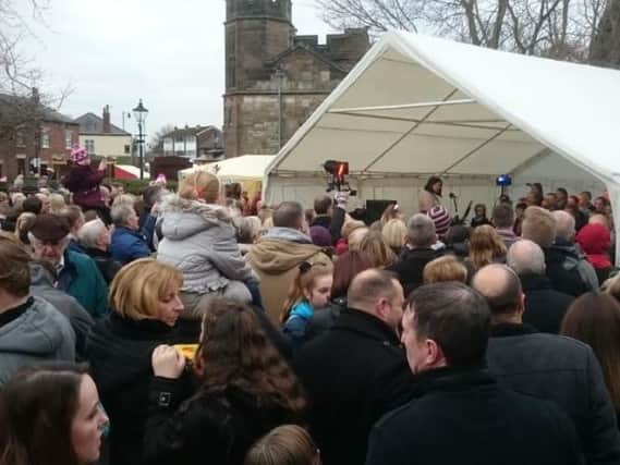 A previous Standish Christmas Market