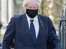 File photo dated 11/11/20 of Prime Minister Boris Johnson who has been told to self-isolate after coming into contact with someone who tested positive for Covid-19 (Picture: Aaron Chown/PA Images)