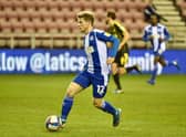 Matty Palmer in action against Bristol Rovers