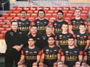 Willie Isa, backrow far left, and Lachlan Coote (middle row, far right) in a Penrith junior side together