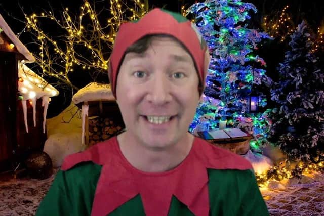Jamie as an elf in one of his videos