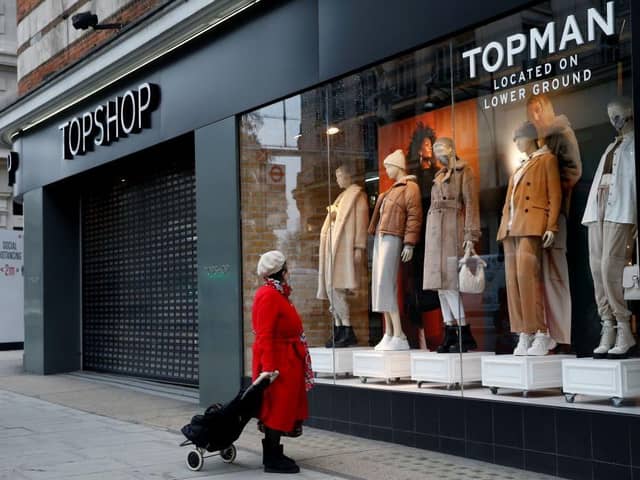 The high street giant includes the Topshop, Dorothy Perkins and Burton brands.