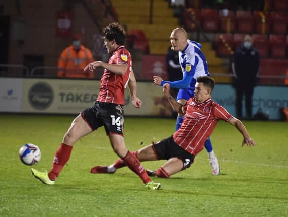 Kal Naismith puts Lincoln ahead at Lincoln