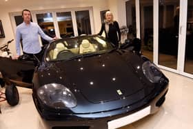 With the house you'll get a black 360 Spider Ferrai